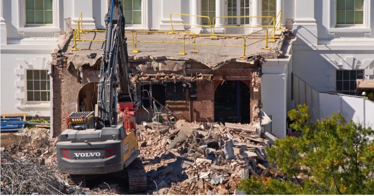 Trump’s Demolition of the East Wing Is the Perfect Metaphor for America’s Collapse