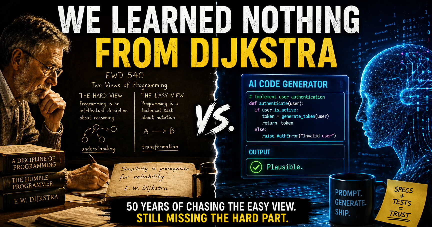 We Learned Nothing from Dijkstra